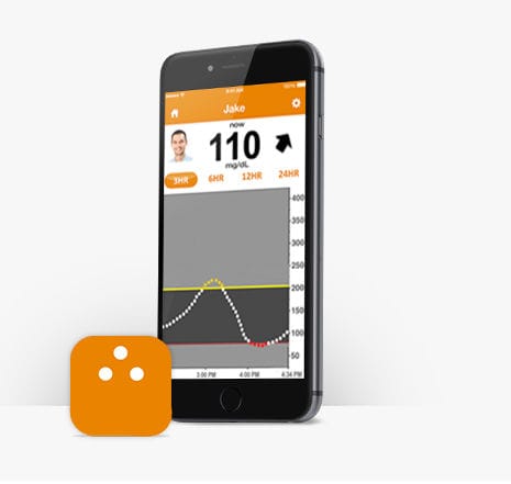 Aplicativo para iOS de monitorização - Dexcom Follow App - Dexcom - de compartilhamento / médico-hospitalar