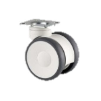 Roda para carrinho hospitalar - SW594012504 - MEDICAL MODULAR SYSTEM S.A. (MMS) - com freio