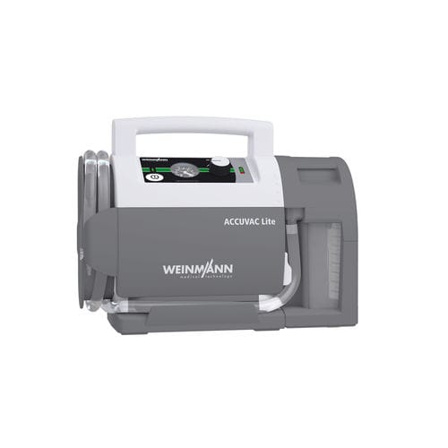 Aspirador de secreções elétrico - ACCUVAC Lite - WEINMANN Emergency Medical Technology - para veículos de emergência médica / portátil