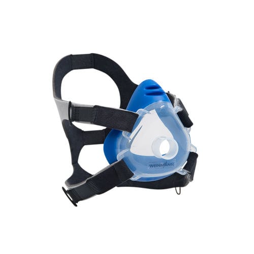 Máscara de oxigênio não invasiva - WEINMANN Emergency Medical Technology - sem látex / transparente / regulável