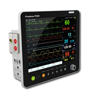 Monitor de sinais vitais portátil - Phoebus P529 - Recorders & Medicare Systems - modular / compacto / de cabeceira