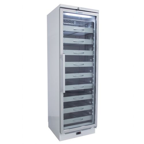Refrigerador para farmácia - MF 386 TCE - MEDIFROID - vertical / com 1 porta / com porta de vidro