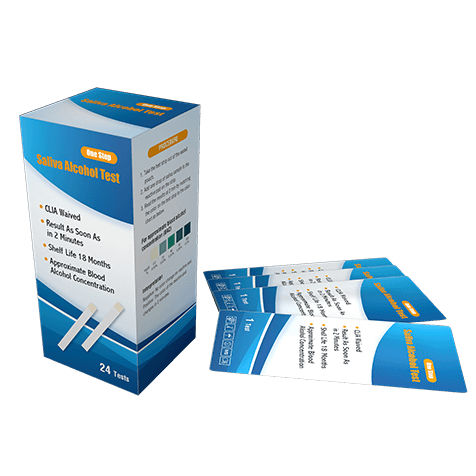 Kit de teste para toxicologia - W53-S-100BX - Guangzhou Wondfo Biotech Co.,Ltd - para álcool / de saliva / de imunoquimioluminescência
