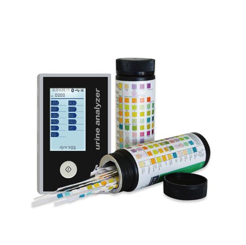 Analisador de urina semiautomático - HCU - Jiangsu Konsung Medical Equipment - portátil / USB / Bluetooth