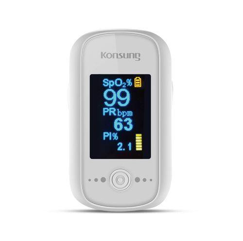 Oxímetro de pulso para dedo - SONOSAT-F02W - Jiangsu Konsung Medical Equipment - médico-hospitalar / a bateria / de OLED