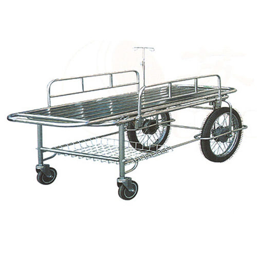 Carro-maca de transporte - Jiangsu Suhong Medical Instruments - manual / não articulado / em inox