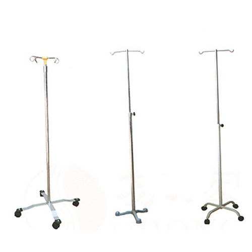 Suporte para soro de piso - Jiangsu Suhong Medical Instruments - 2 ganchos / telescópico