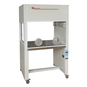 Capela estéril química - SW-CJ-1F - Shanghai Boxun Indusrty & Commerce Co.,Ltd - de laboratório / com rodízios / de fluxo laminar vertical