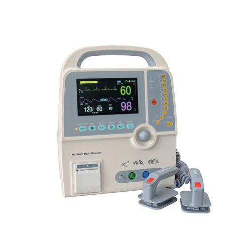Desfibrilador externo automático - HD-9000C - Jiangsu Hongdu Medical Technology - manual / com monitor ECG e SpO2 / com oxímetro de pulso