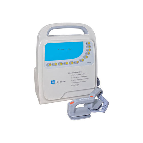 Desfibrilador externo manual - HD-8000A - Jiangsu Hongdu Medical Technology - bifásico