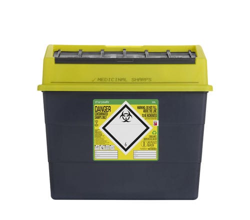 Container para resíduos - 5180XXXX - Vernacare - seguro / de grandes dimensões