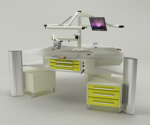 Estação de trabalho para laboratório dentário com monitor - Operativa 13  - CATO