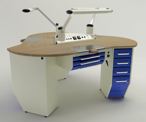 Estação de trabalho para laboratório dentário com iluminação - Operativa 14  - CATO - freestanding