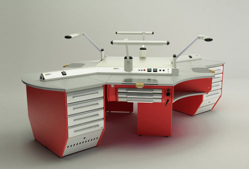 Estação de trabalho para laboratório dentário com iluminação - Operativa 30  - CATO - freestanding