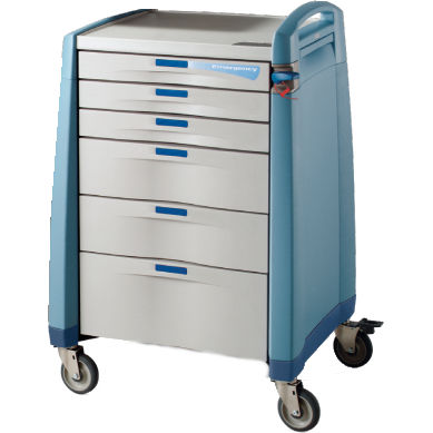 Carrinho hospitalar - Soterix Medical - para dispositivos médicos / para aparelho / de acondicionamento