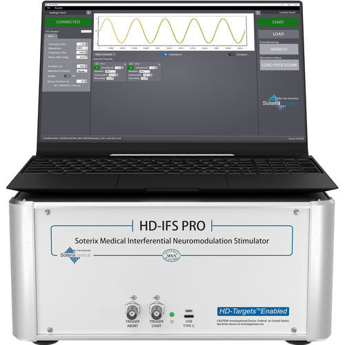 Estimulador elétrico transcraniano por corrente contínua por interferência temporal - HD-IFS PRO - Soterix Medical