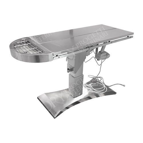 Mesa cirúrgica veterinária elétrica - TAV031 - Lory Progetti Veterinari srl - para animais de grande porte / com altura regulável / articulada em 2 seções