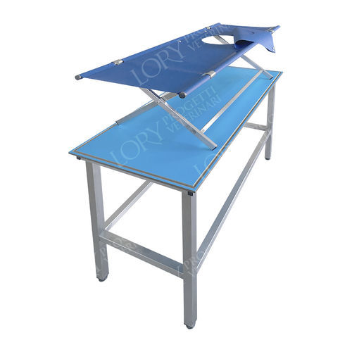Mesa de exame para uso veterinário - ECO002 - Lory Progetti Veterinari srl - para ecocardiografia / para animais / dobrável