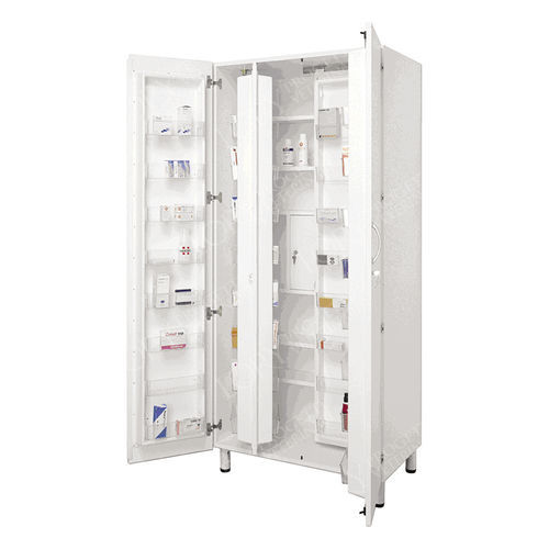 Armário de medicamentos - AR001  - Lory Progetti Veterinari srl - para clínica veterinária / para farmácia / com prateleiras