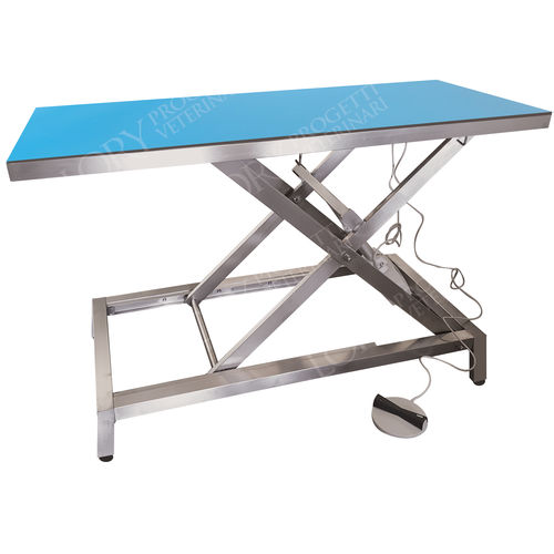 Mesa de exame para uso veterinário - TAV048 - Lory Progetti Veterinari srl - para animais / elétrica / com altura regulável