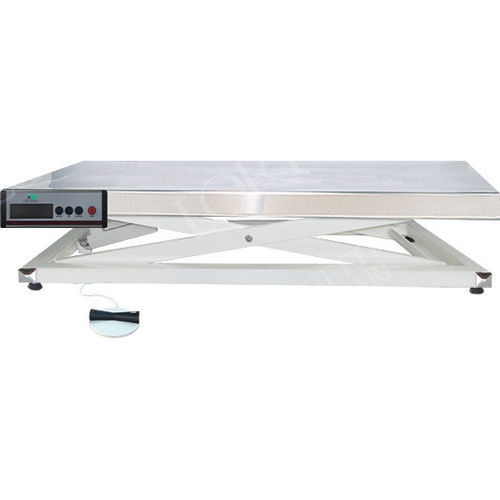 Mesa de exame para uso veterinário - TAV004 - Lory Progetti Veterinari srl - para animais / elétrica / com altura regulável