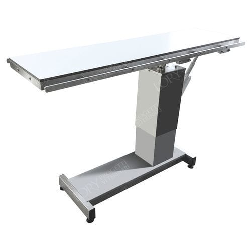 Mesa cirúrgica veterinária elétrica - TAV009/C - Lory Progetti Veterinari srl - para animais de grande porte / com altura regulável / não articulada