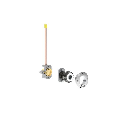 Ponto de consumo DIN - INMED S.A. - BS / para sistema de distribuição de gases medicinais / para gases medicinais