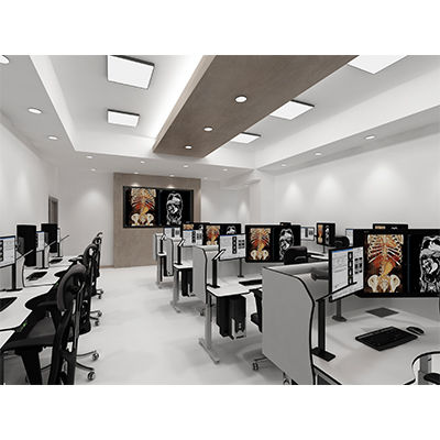 Sala de radiologia para o setor médico - Nanjing Jusha Display Technology - integrada / móvel