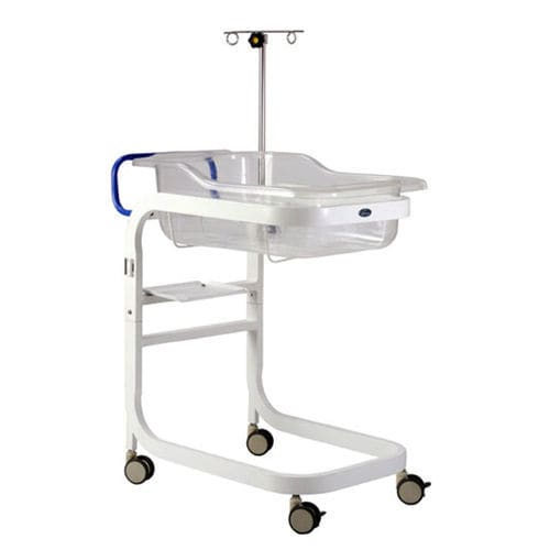 Berço hospitalar com rodízios - 6000 M - Neotech Medical Systems - com suporte para soro