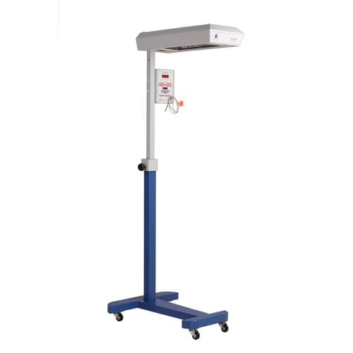 Berço aquecido neonatal com rodízios - 2000  - Neotech Medical Systems - Trendelenburg / com temporizador Apgar