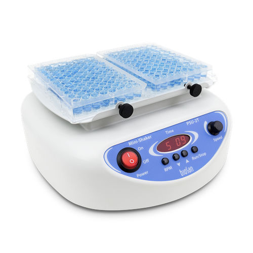 Agitador de laboratório orbital - PSU-2T - Biosan - analógico / digital / compacto