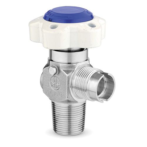 Válvula para gases medicinais - D304 - ROTAREX MEDITEC - para cilindro de oxigênio / de alívio / em aço inoxidável
