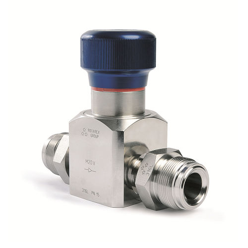 Válvula para o setor médico - M20 - ROTAREX MEDITEC - para gases medicinais / em aço inoxidável