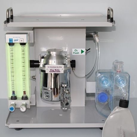 Aparelho de anestesia veterinária de mesa - Miden Medical