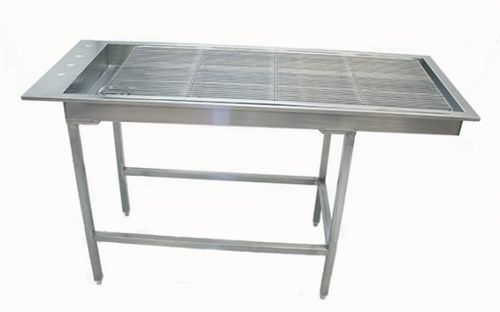 Mesa de exame para uso veterinário - D100-95 - Tristar Vet - com pia