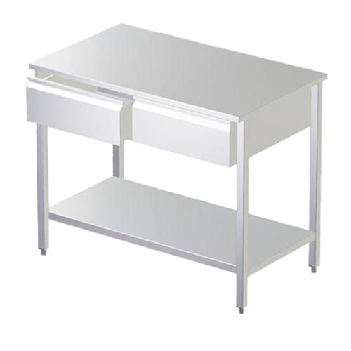 Mesa de exame para uso veterinário - 9947 - DRE Veterinary - manual / com compartimentos de arrumação / cinza