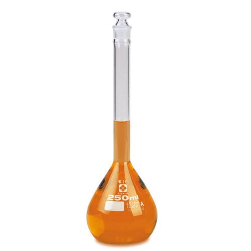 Balão de laboratório - 2306A series - VEE GEE Scientific - em vidro / graduado / com indicador de nível
