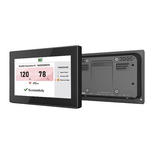 Computador All in One médico Intel® Celeron® - IASO-W07A-N6210 - IEI Integration Corp. - de registros médicos / multifunções / sem ventilação