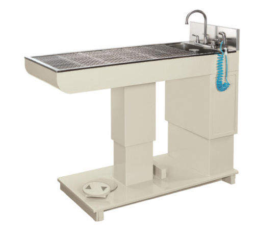 Mesa de exame para uso veterinário - HI-LO - Olympic Veterinary - elétrica / com altura regulável / com pia