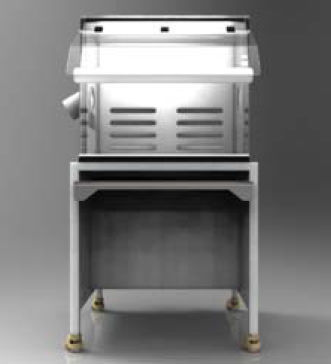 Capela para pesagem de pó - Felcon - de laboratório / com rodízios / HEPA