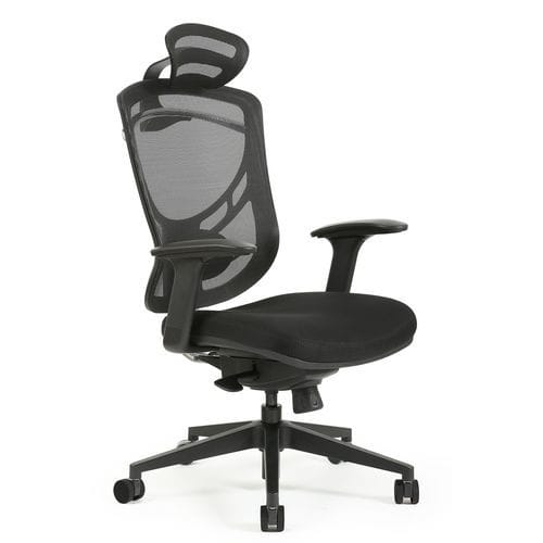 Cadeira de escritório com braços - Remo - Borgo - com rodízios / pneumática / com altura regulável