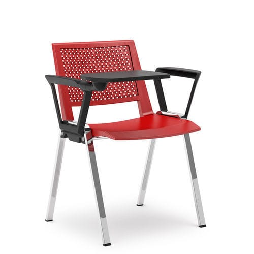 Cadeira para sala de espera - Kentra - Borgo - com braços / empilhável