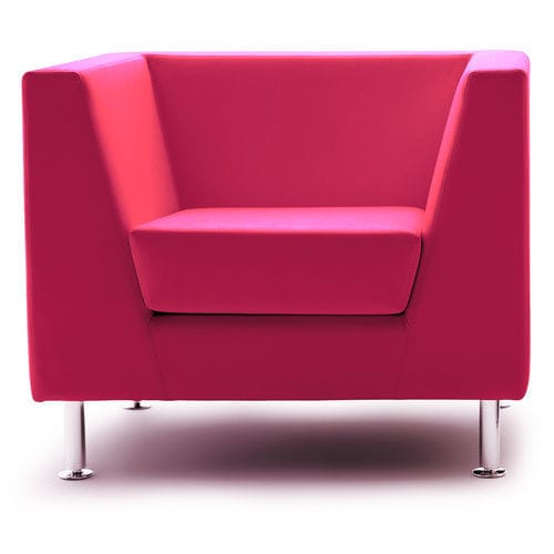 Poltrona para sala de espera - Naxos - Borgo - de escritório