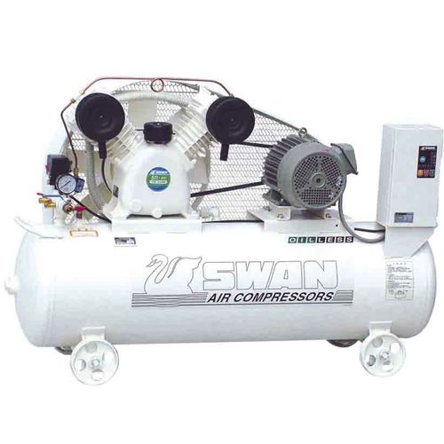 Compressor para odontologia - SD series - TONG CHENG IRON WORKS CO.,LTD - com rodízios / sem óleo