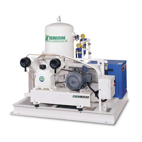 Compressor para odontologia - GP series - TONG CHENG IRON WORKS CO.,LTD - sem óleo