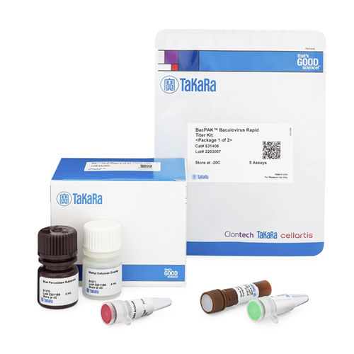 Kit de teste para doenças infecciosas - BacPAK™ - TAKARA - para vírus / de células / ELISA