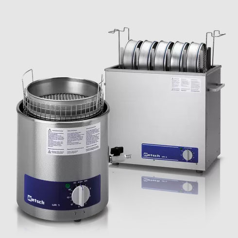 Lavadora ultrassônica de laboratório - UR series - RETSCH - para peneiras granulométricas / compacta / monofásica