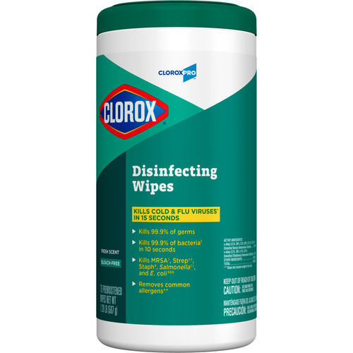 Lenços umedecidos para pisos e outras superfícies - Clorox® - CLOROX HEALTHCARE