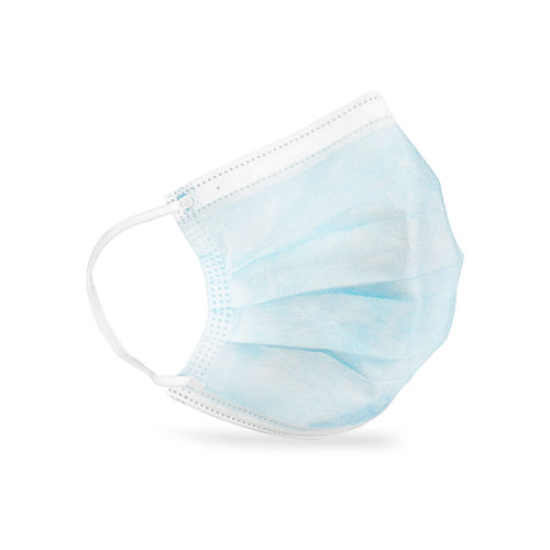 Máscara cirúrgica nível 3 - 1590 - Dukal Corporation - caixa de 50 unid. / azul / de tripla camada