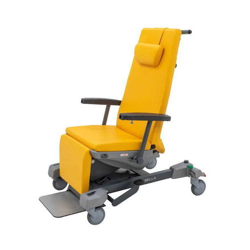 Poltrona para tratamentos clínicos hidráulica - Sella - LINETT - articulada em 3 seções / com braços